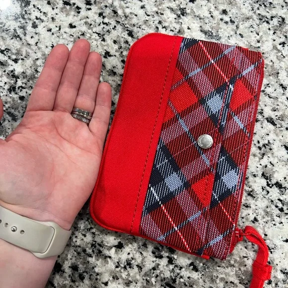 Stylish Red Plaid Women's Bag - Picture 3 of 12